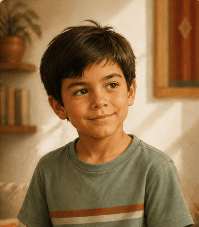 Sebastián se muestra amable